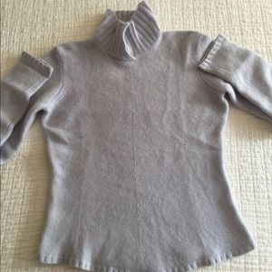 EUC Talbots Collection baby blue cashmere sweater